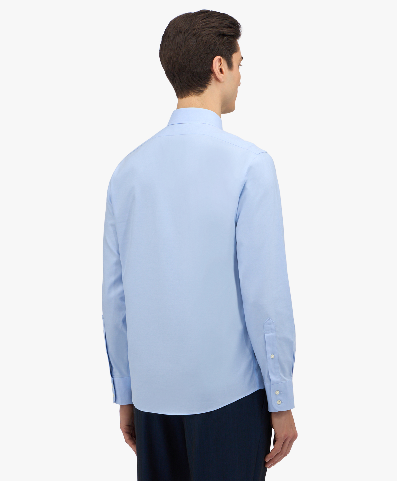  Brooks Brothers Slim Fit Hemd Non-iron Aus Supima Stretch-twill Mit Ainsley-kragen - Mann Formelle Hemden Hellblau 15h 
