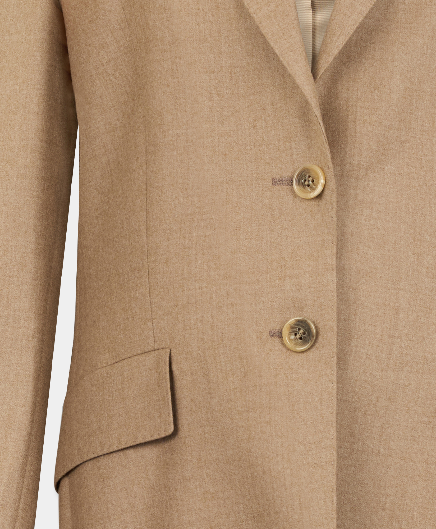 Brooks Brothers Blazer Aus Reiner Schurwolle Mit Goldfarbenen Knöpfen - Frau Jacken Und Blazer Beige 8 
