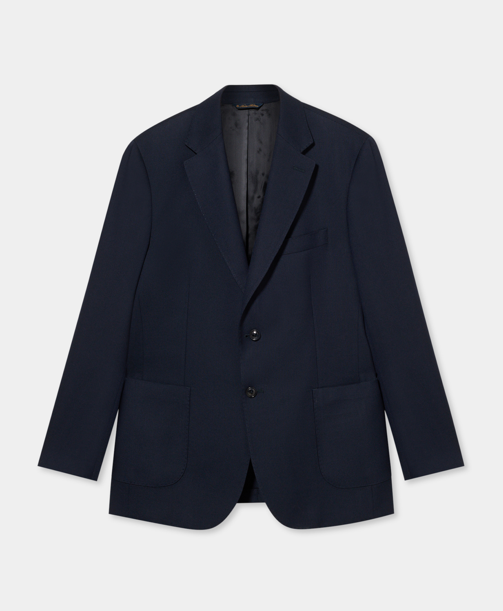 Hopsack Virgin Wool Blazer - Uomo Giacche E Blazer Navy 50