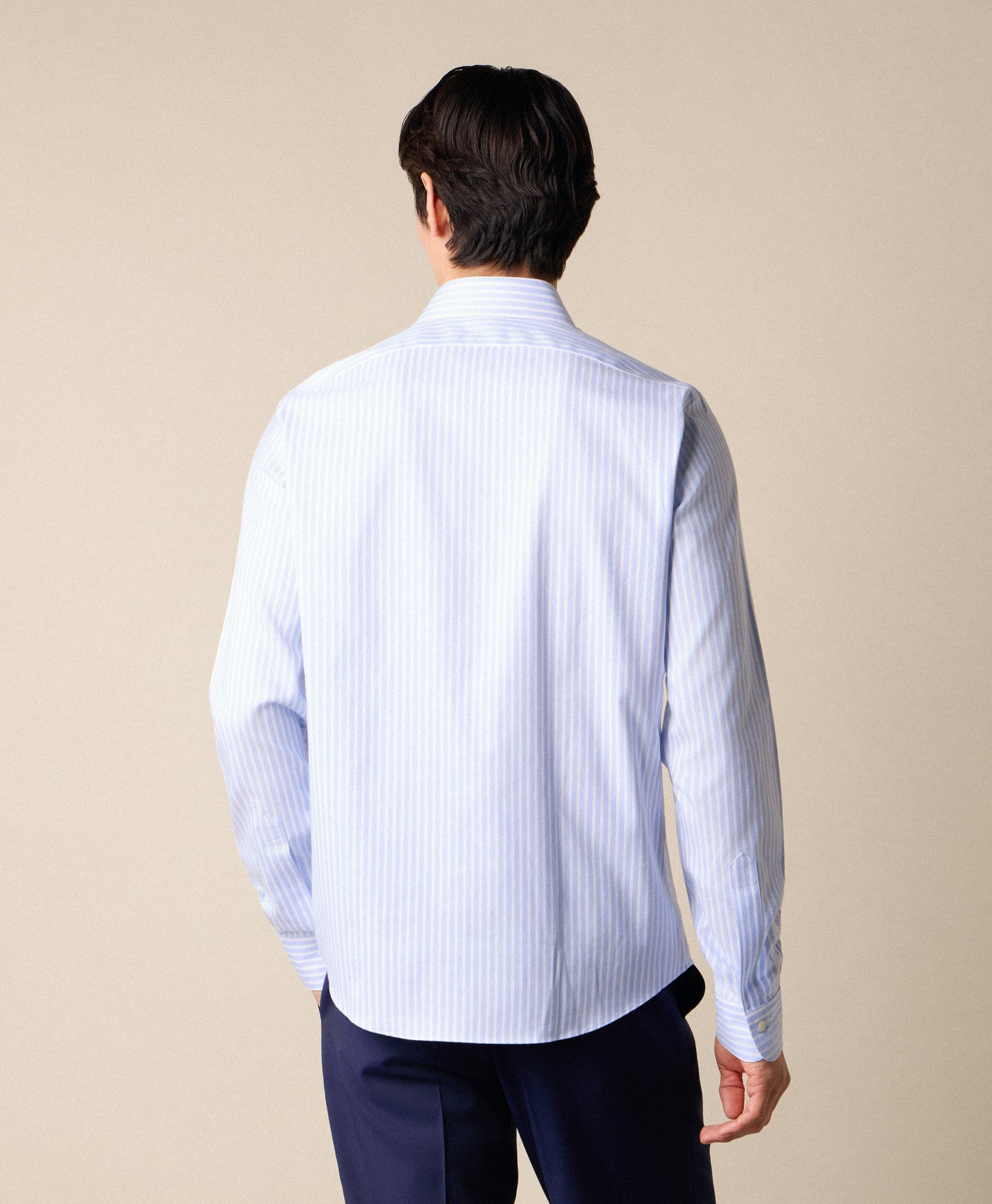  Brooks Brothers Slim Fit Non-iron Performance-hemd Mit Ainsley-kragen - Mann Formelle Hemden Blau 14h 