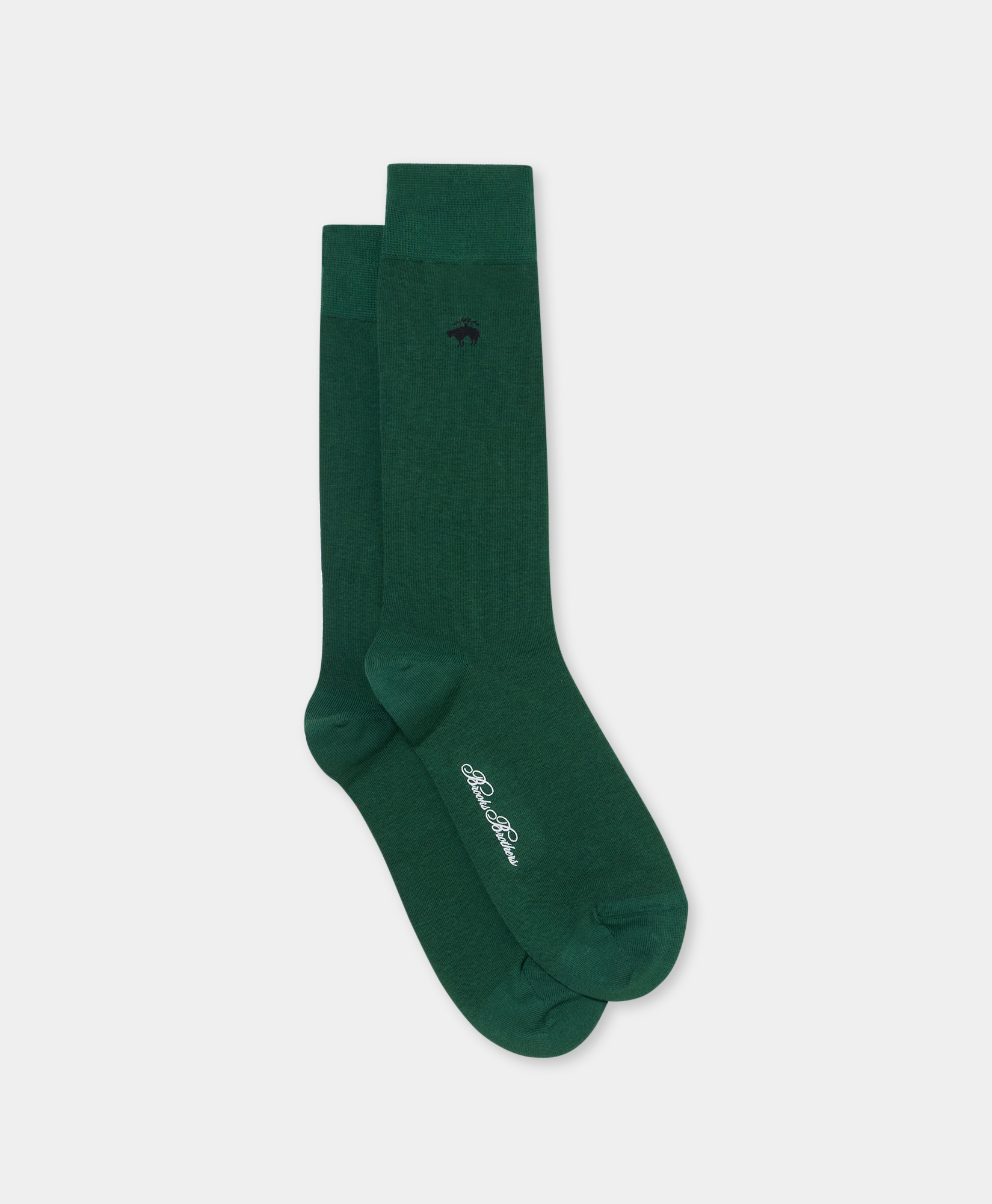Mid-calf Cotton Socks - Uomo Calze Green One Size