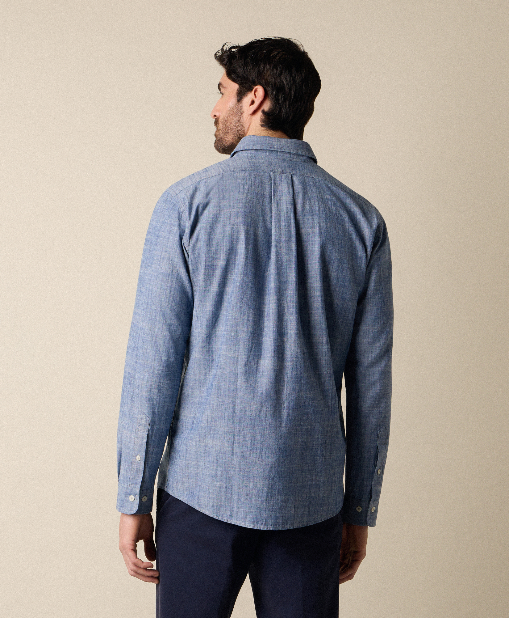  Brooks Brothers Slim Fit Hemd Aus Baumwolle Mit Klassischem Kragen - Mann Casual-hemd Gebleichtes Blau Xxxl 