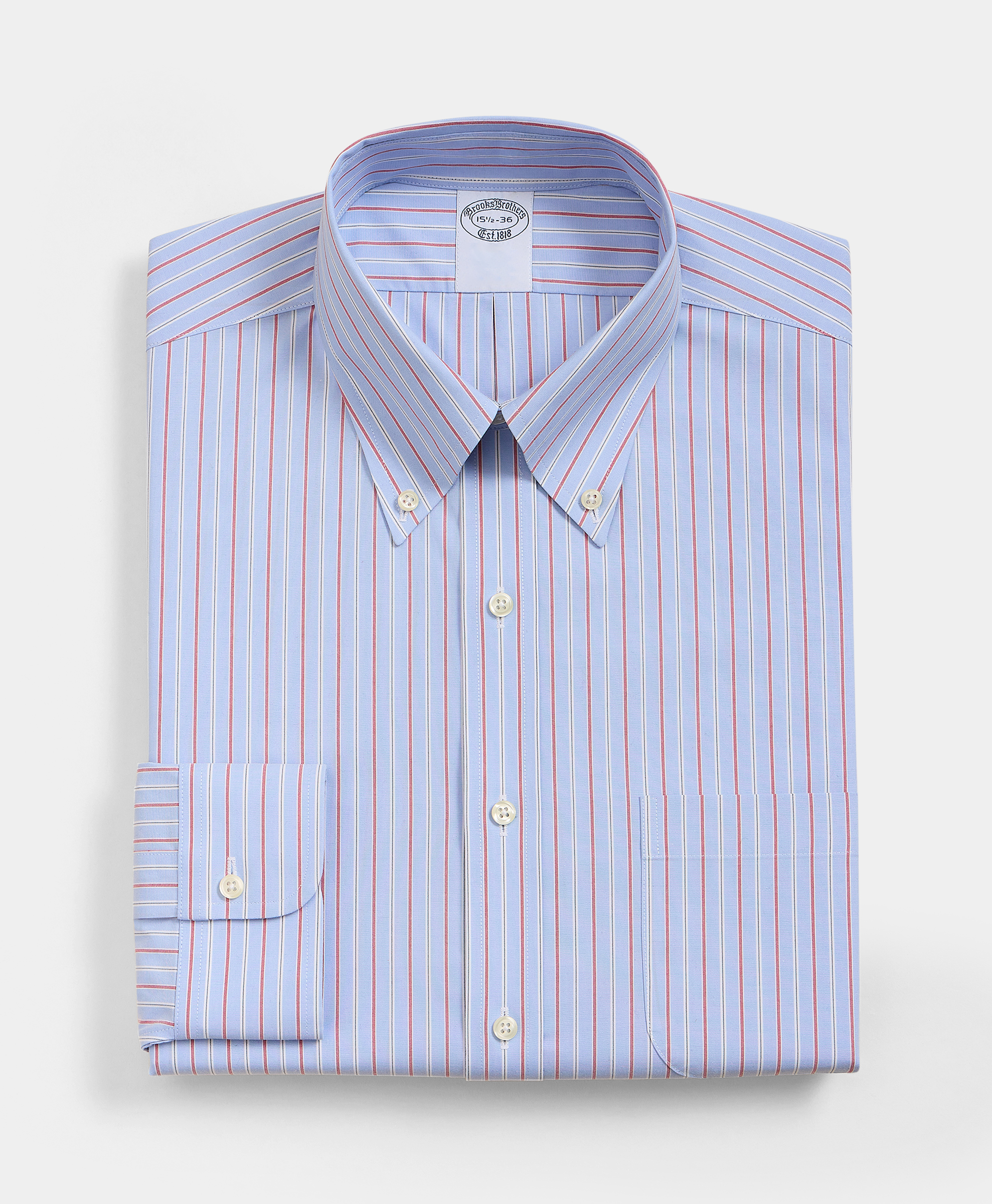 brooks brothers light blue dress shirt Amazon.com: Brooks Brothers Mens Regular Fit Luxury Cotton Spread Collar Button Down Shirt, (16" Neck, 34/35" Sleeves, 200099 Blue) : Clothing, Shoes & Jewelry