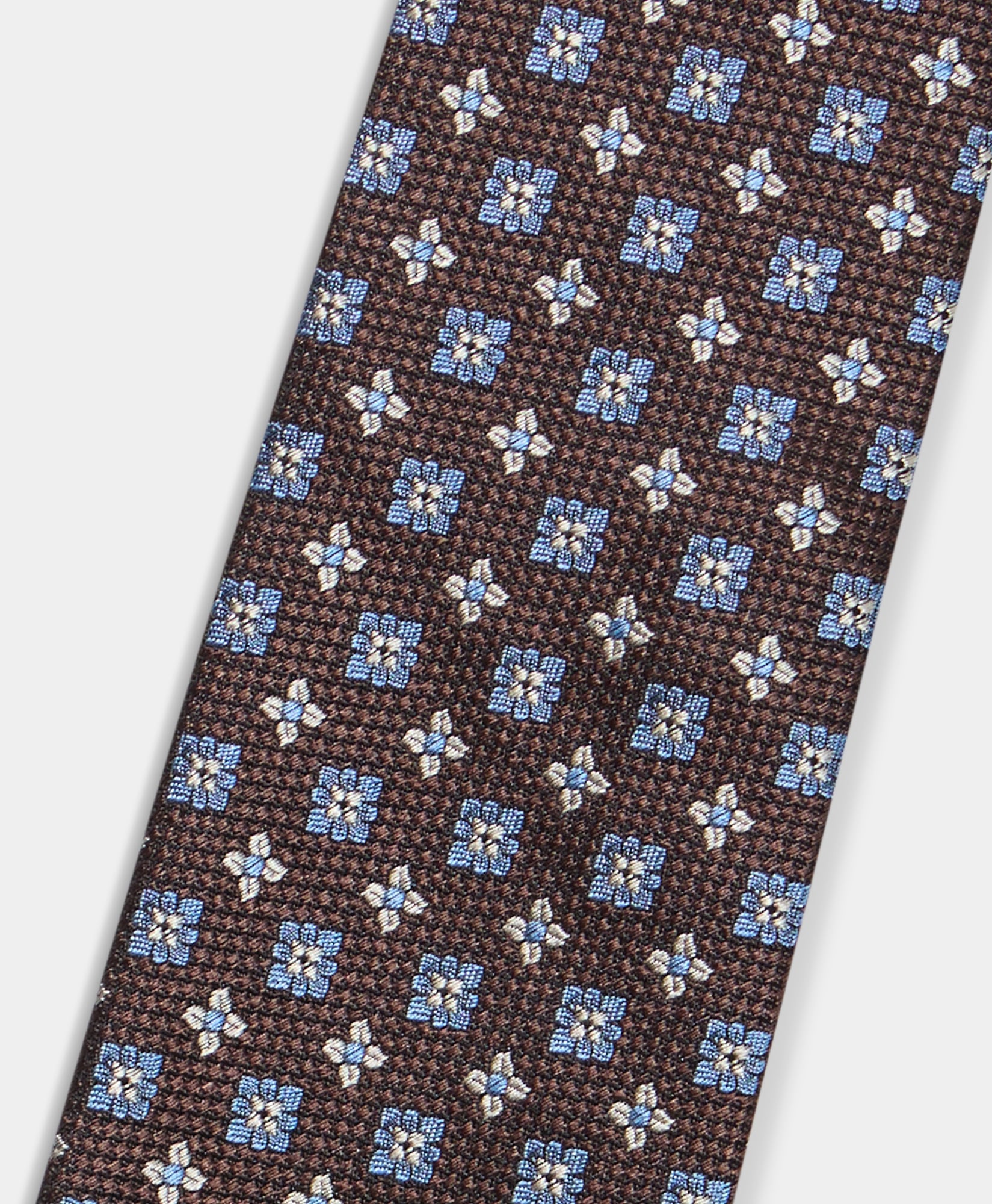  Brooks Brothers Krawatte Mit Mikroeffekt Aus Seide - Mann Krawatten Und Einstecktücher Braun One Size 