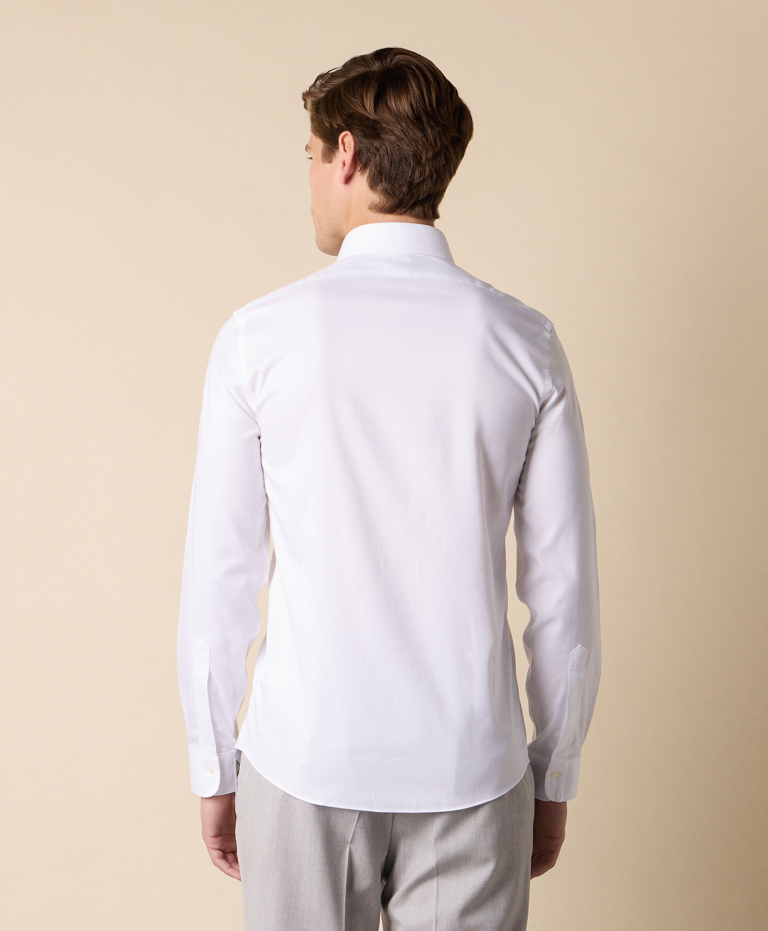  Brooks Brothers Camicia Slim Fit Non-iron Performance Con Collo Ainsley - Uomo Camicie Formali Bianco 16h 