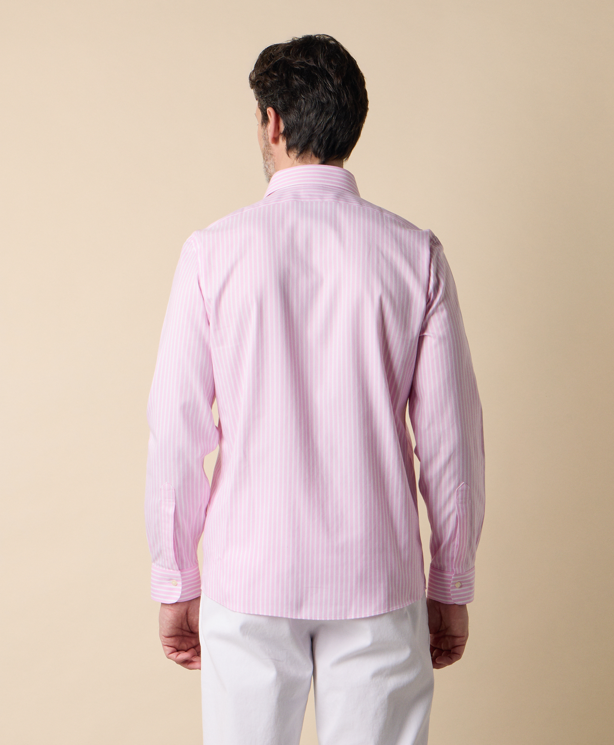  Brooks Brothers Camicia Slim Fit Non-iron Performance Con Collo Ainsley - Uomo Camicie Formali Rosa 17h 