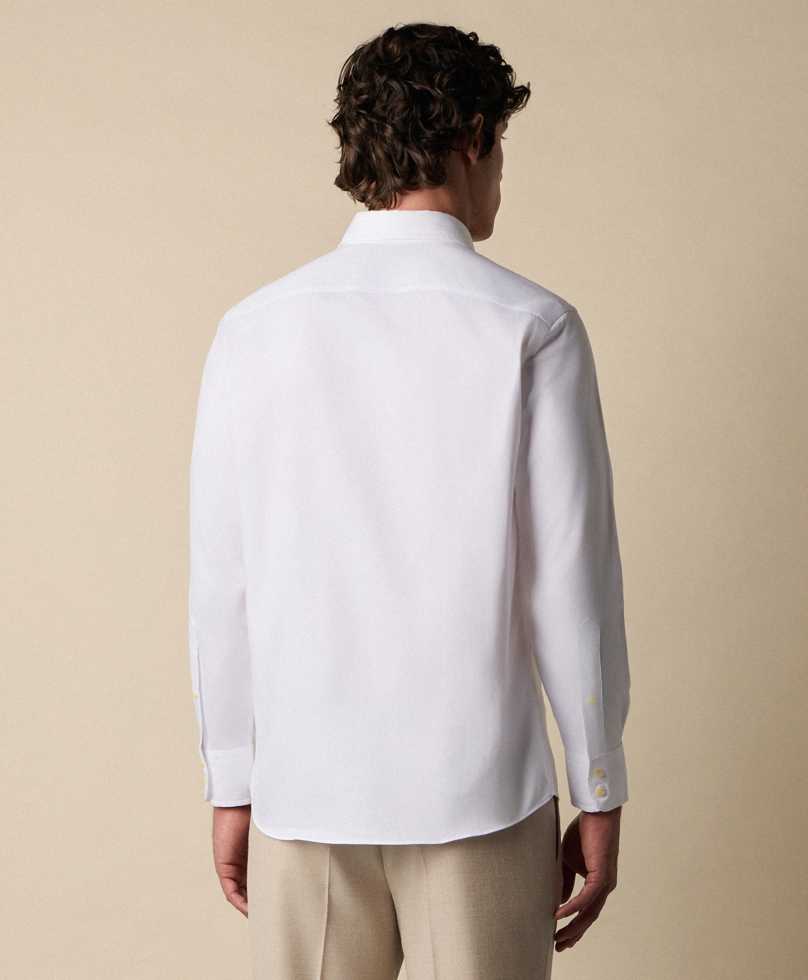  Brooks Brothers Thomas Mason Regular Fit Shirt With English Spread Collar - Man Dress Shirts White 16 