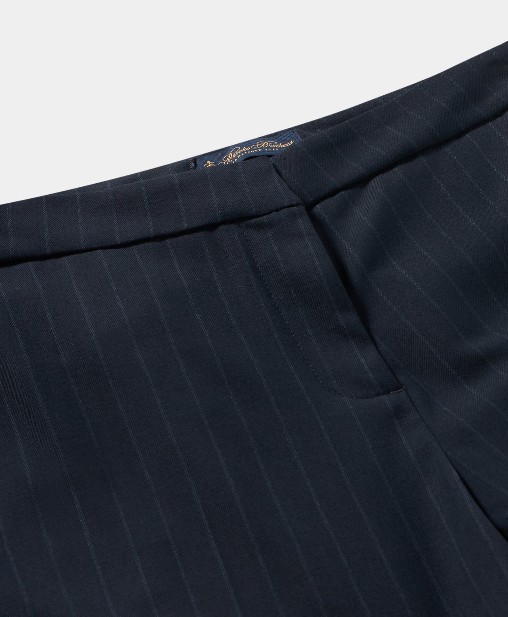  Brooks Brothers Weit Geschnittene Hose Aus Elastischer Schurwolle - Frau Hosen & Shorts Marineblau Xl 