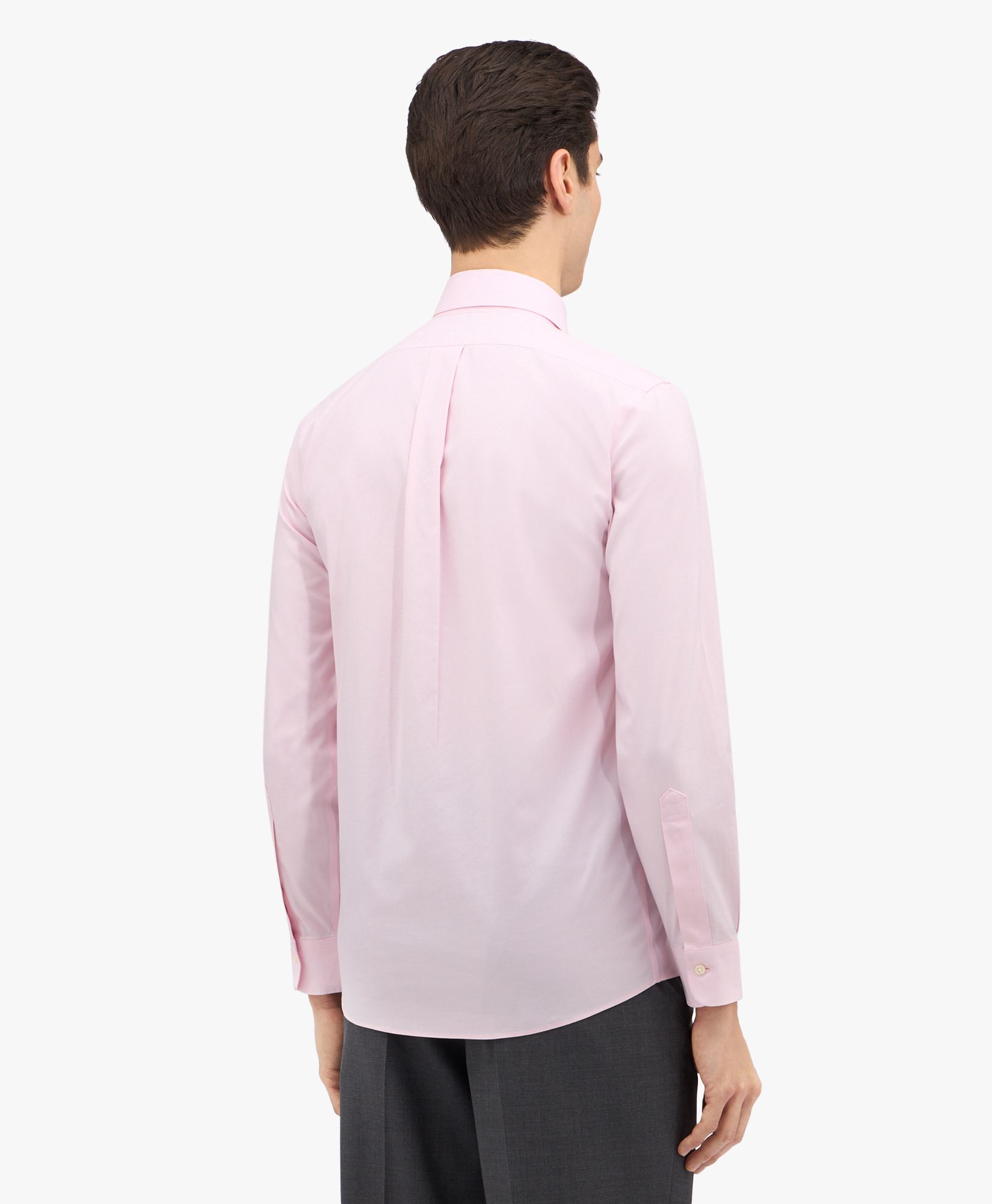  Brooks Brothers Hellrosa Slim-fit Non-iron Anzughemd Aus Stretch-baumwolle Mit Button-down-kragen - Mann Formelle Hemden Hellrosa 15h 