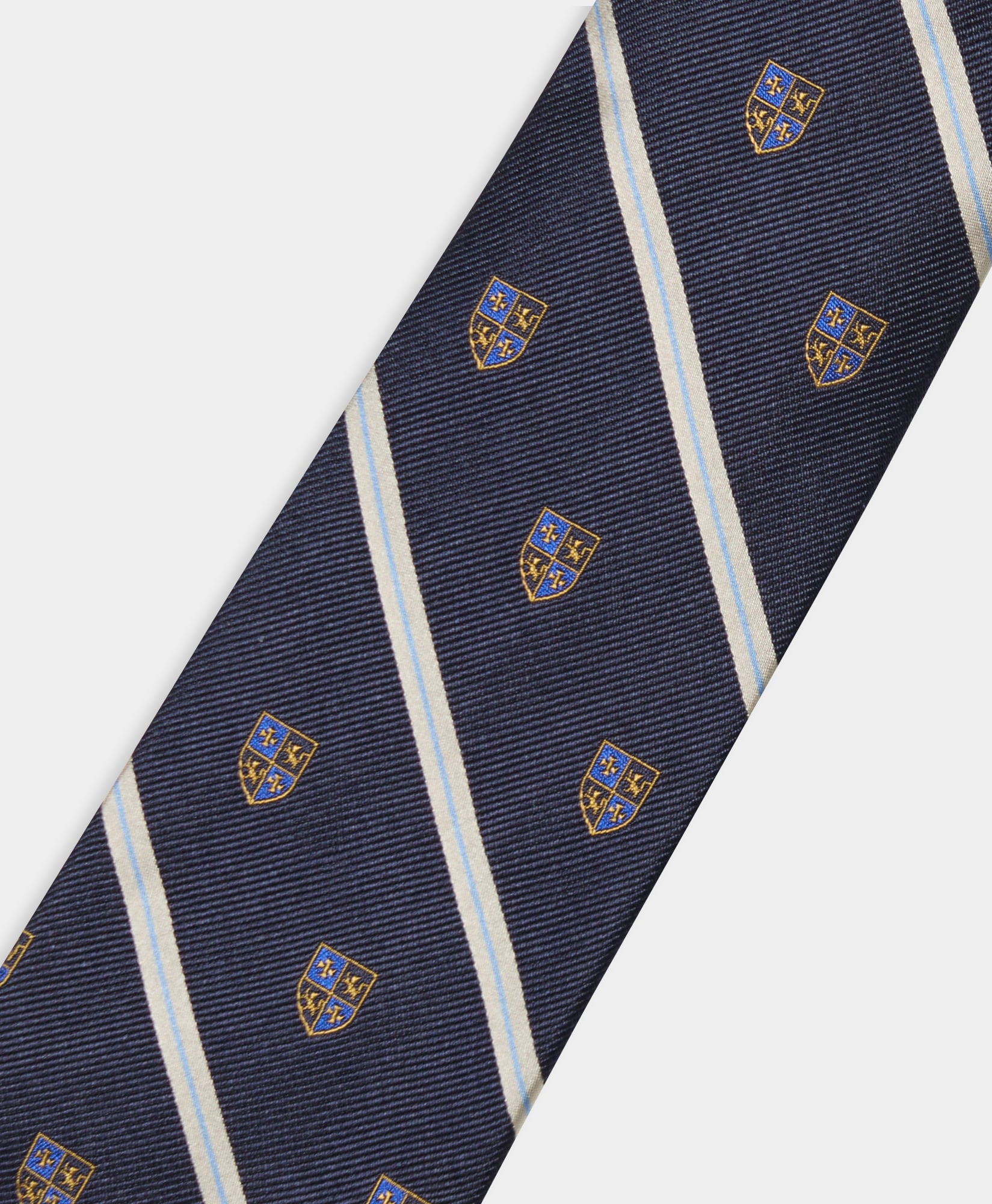  Brooks Brothers Regimentskrawatte Aus Seide Mit Emblem - Mann Krawatten Und Einstecktücher Marineblau One Size 