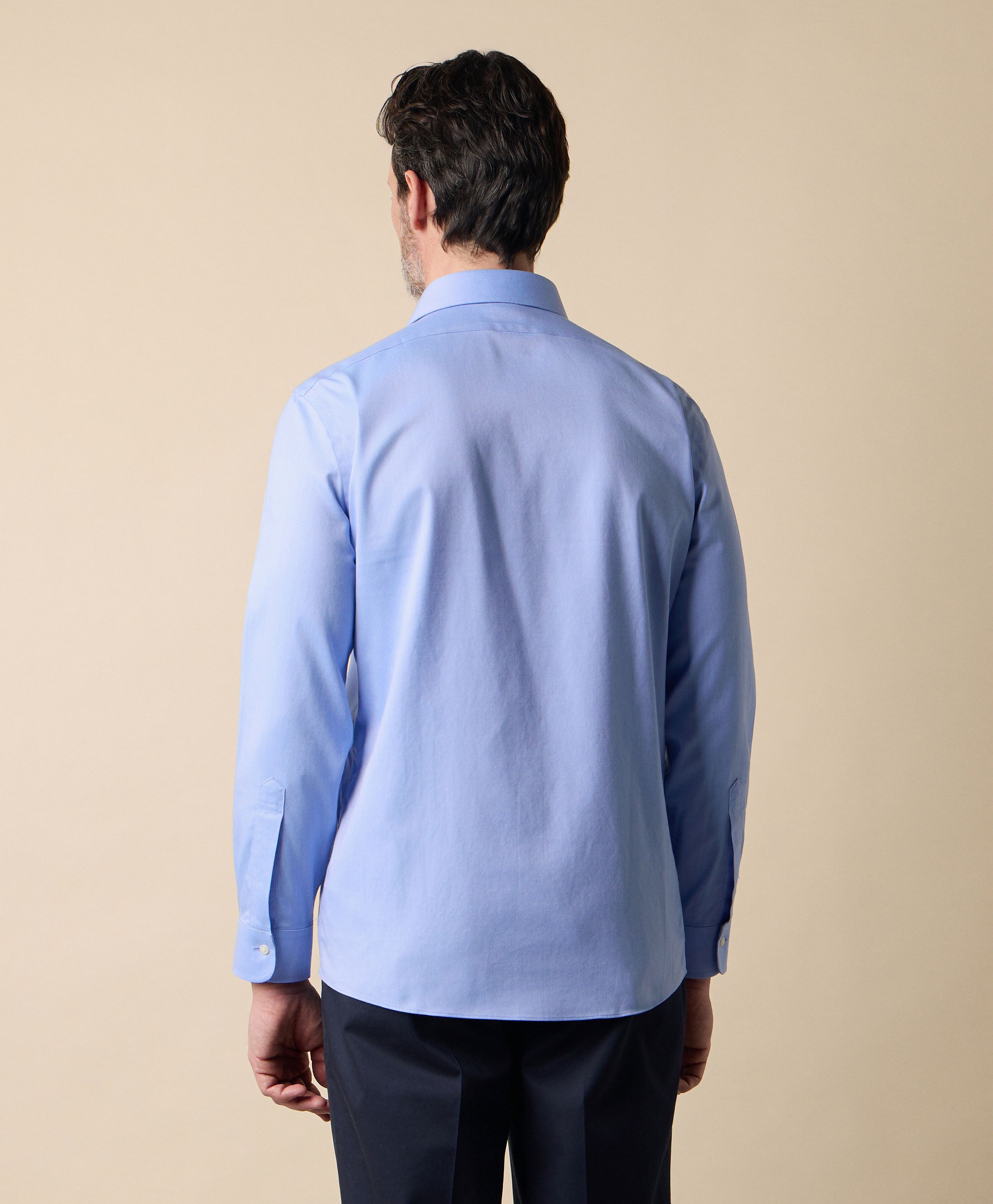  Brooks Brothers Slim Fit Non-iron Performance Shirt With Ainsley Collar - Man Dress Shirts Light Blue 16h 