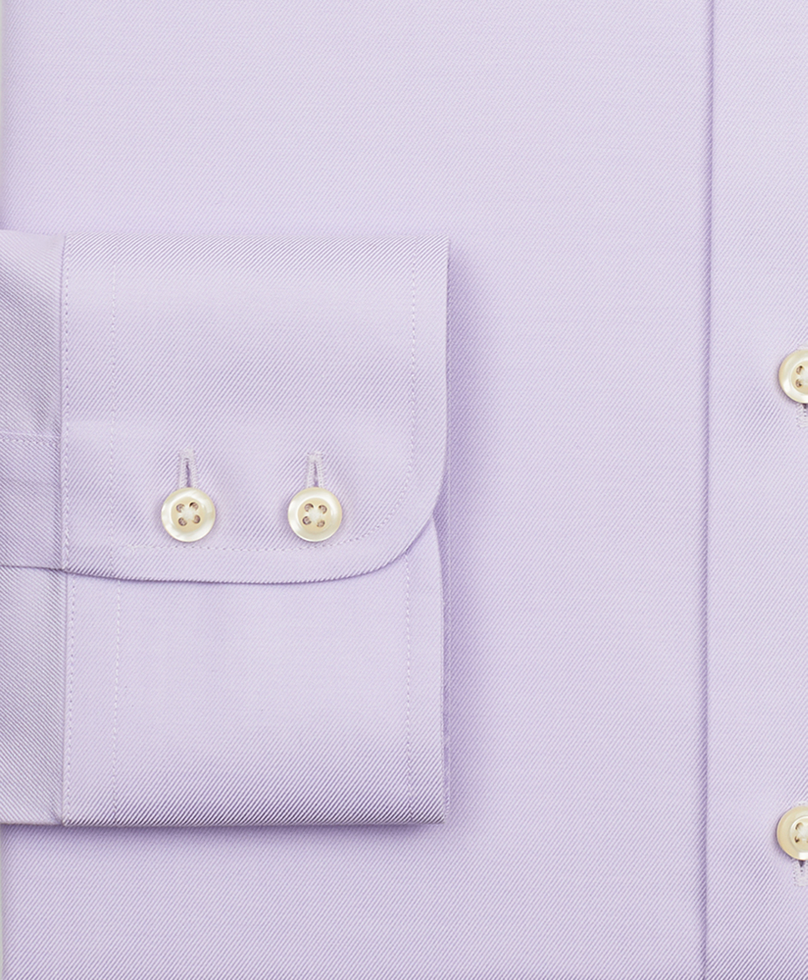  Brooks Brothers Slim Fit Non-iron Stretch Twill Supima Shirt With Ainsley Collar - Man Dress Shirts Lavander 15 