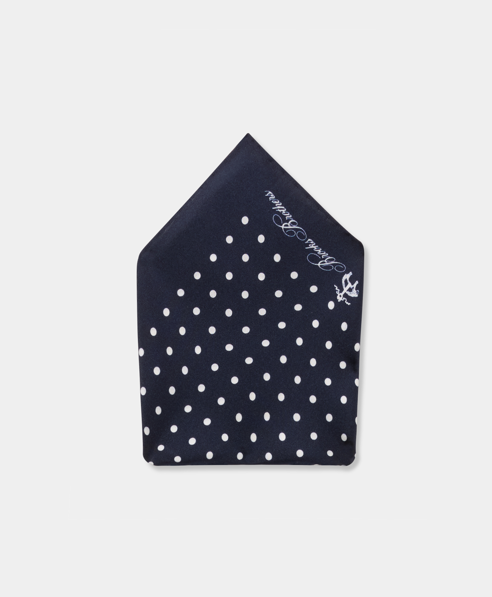  Brooks Brothers Seiden-einstecktuch Mit Punkten - Mann Krawatten Und Einstecktücher Marineblau One Size 