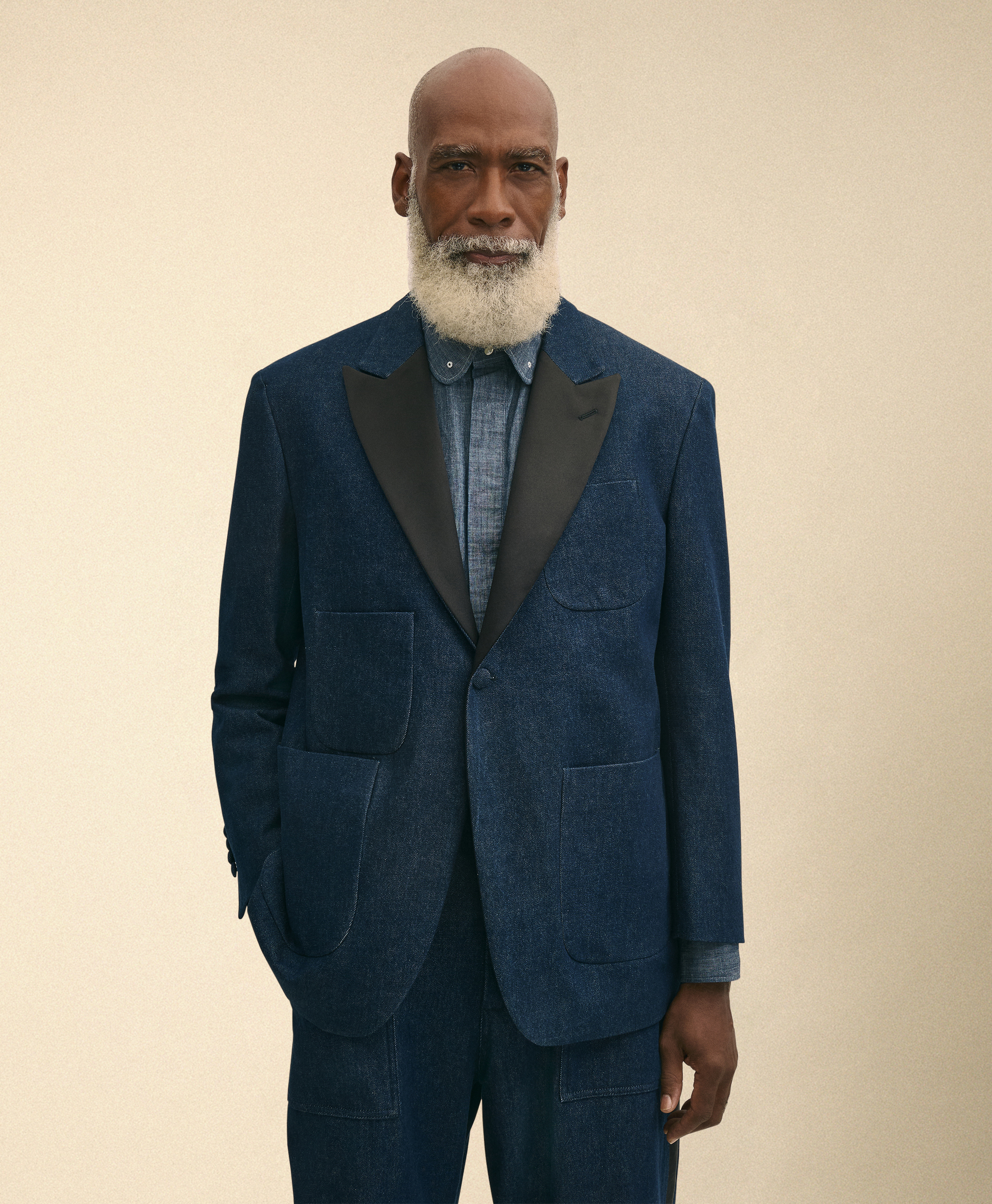  Brooks Brothers Brooks Brothers X Engineered Garments - Blazer Oversize In Denim - Uomo Engineered Garments X Brooks Brothers Denim S 