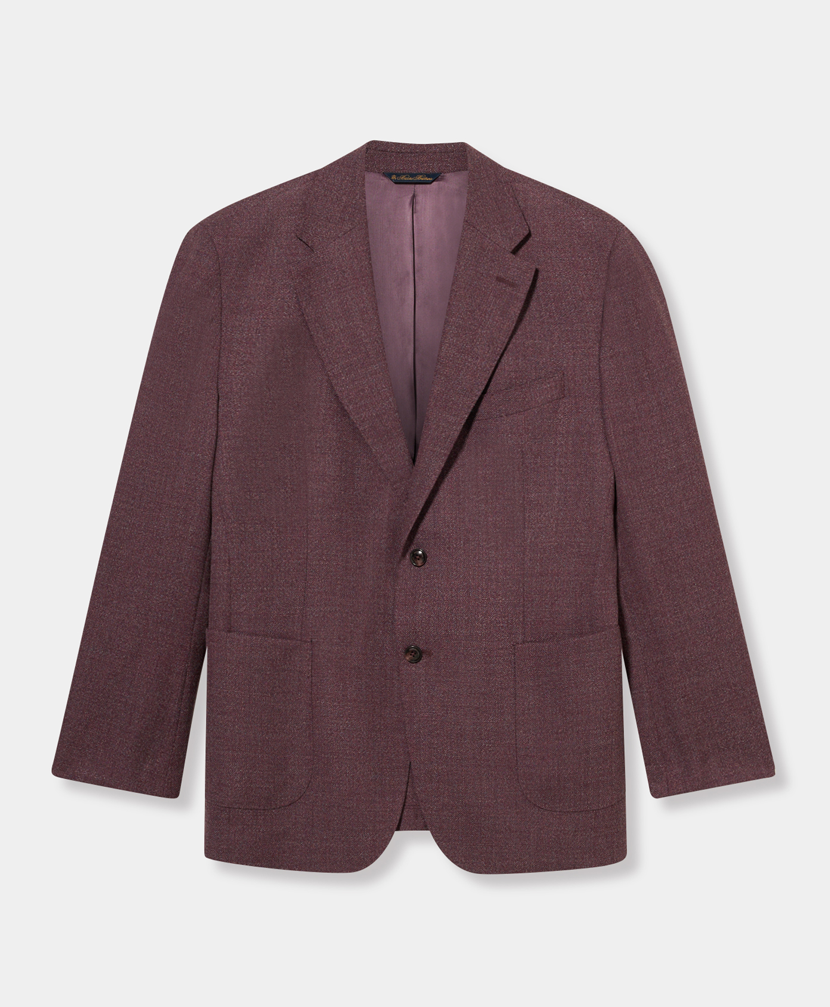 Hopsack Virgin Wool Blazer - Uomo Giacche E Blazer Purple 48