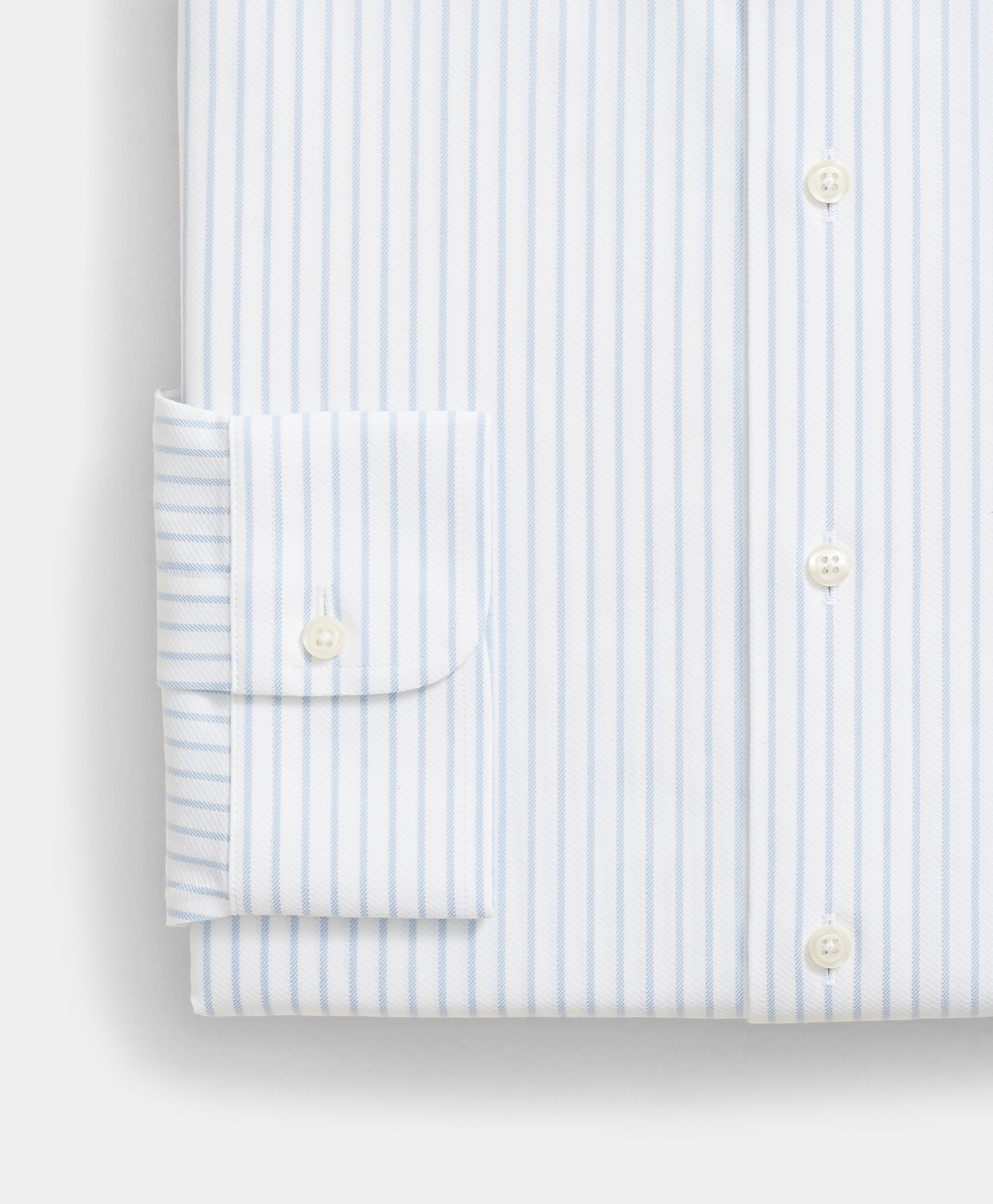  Brooks Brothers Supima-baumwollhemd Mit Dobby-streifen Regular Fit Non-iron Mit Ainsley-kragen - Mann Formelle Hemden Blau 15h 