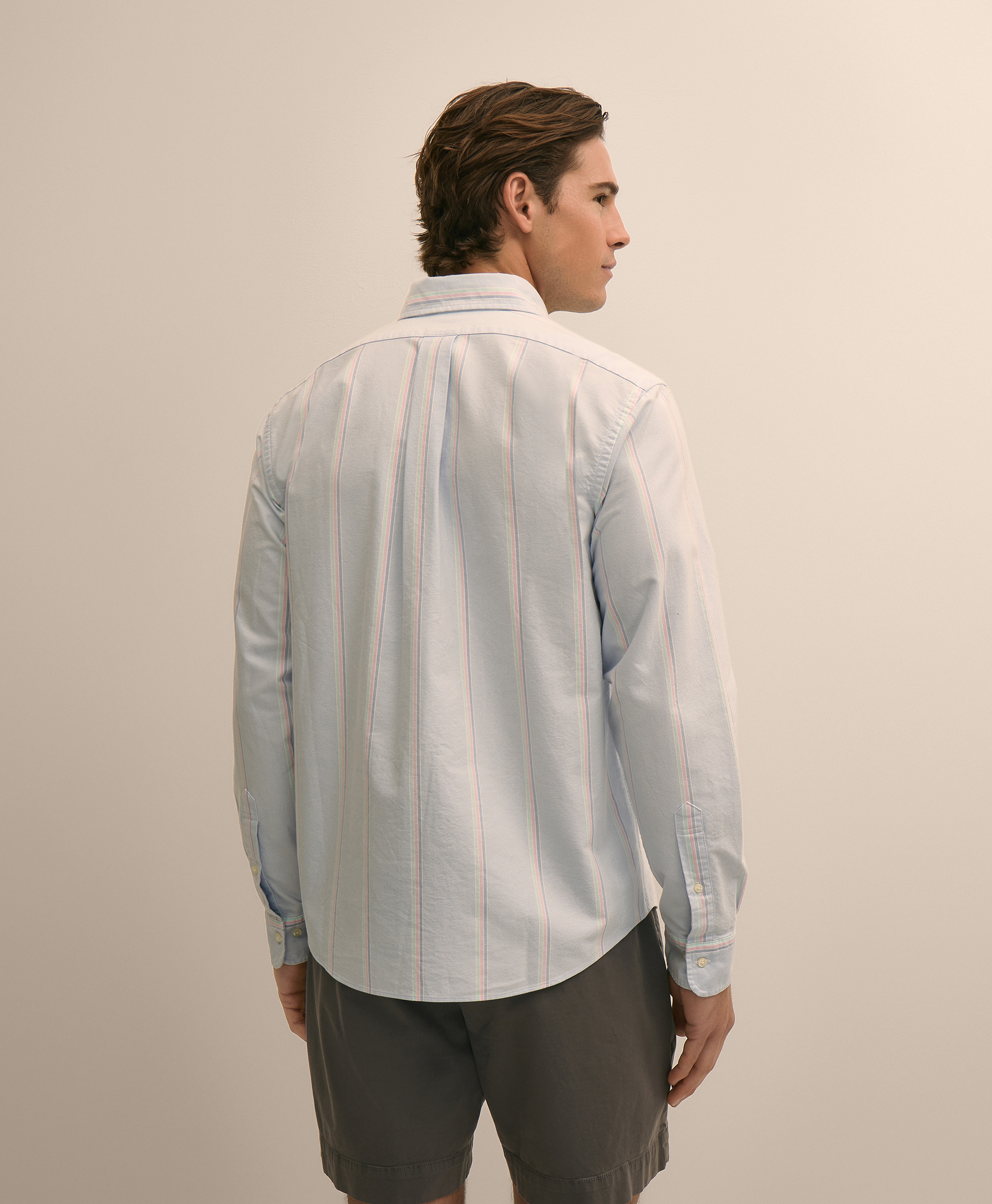  Brooks Brothers Camicia Friday Regular Fit In Oxford Con Collo Button Down - Uomo Camicie Casual Blu Xxl 