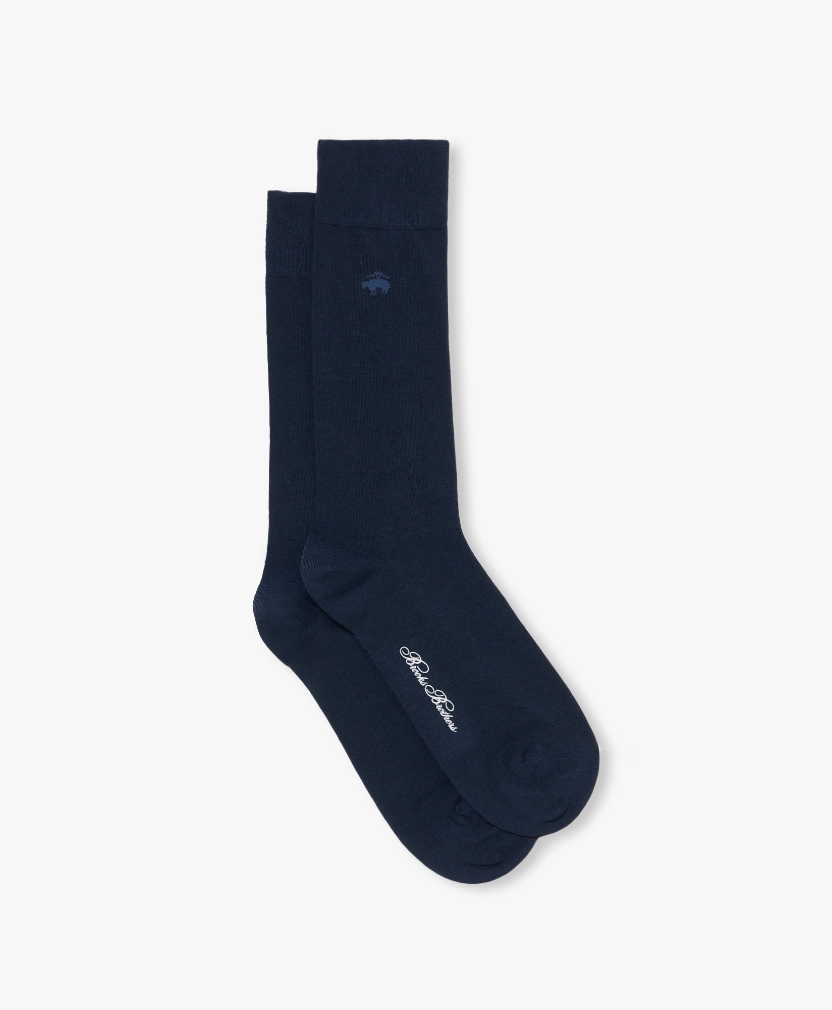 Mid-calf Cotton Socks - Uomo Calze Navy One Size